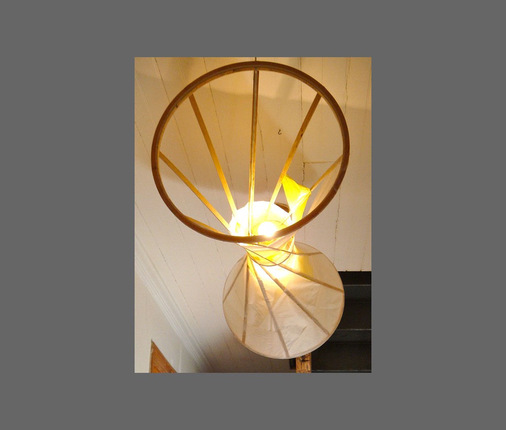 ceiling light closeup view