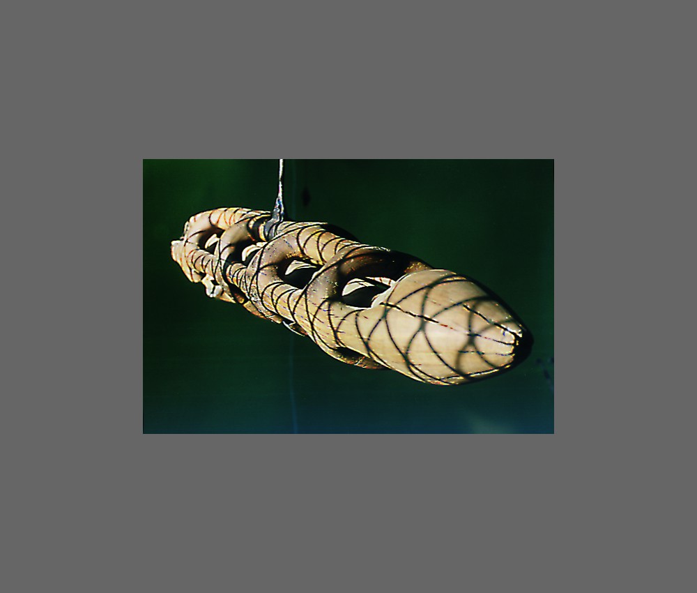 innertree 1   walnut and metal bracket   15x15x85