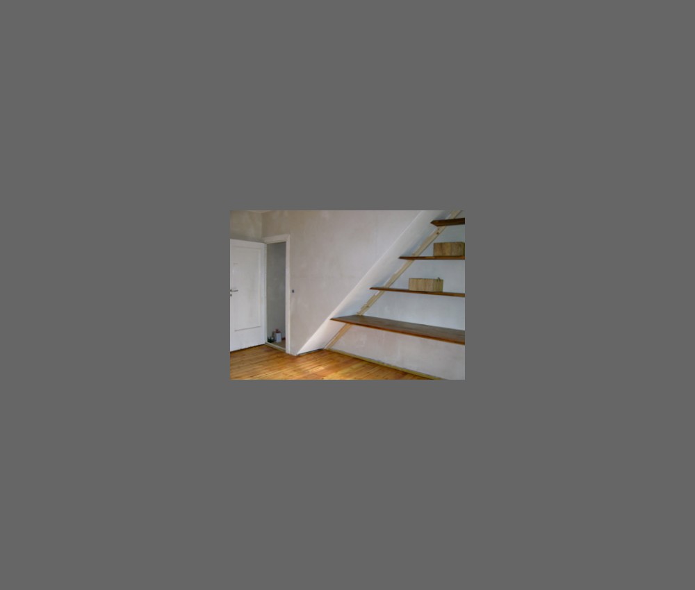 neue dachtreppe vom zimmer aus