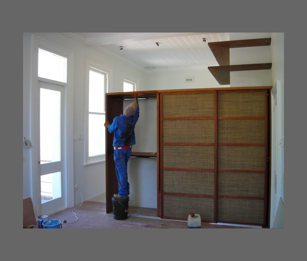 oiling of bedroom wardrobe 