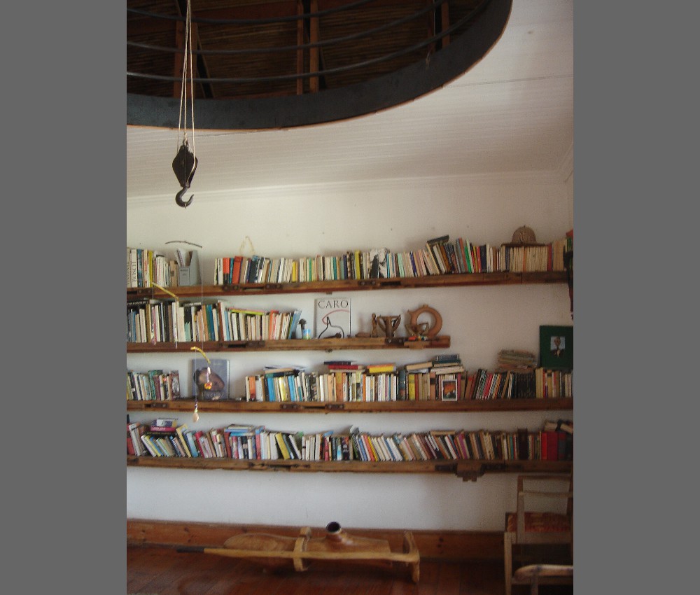 teak book shelves